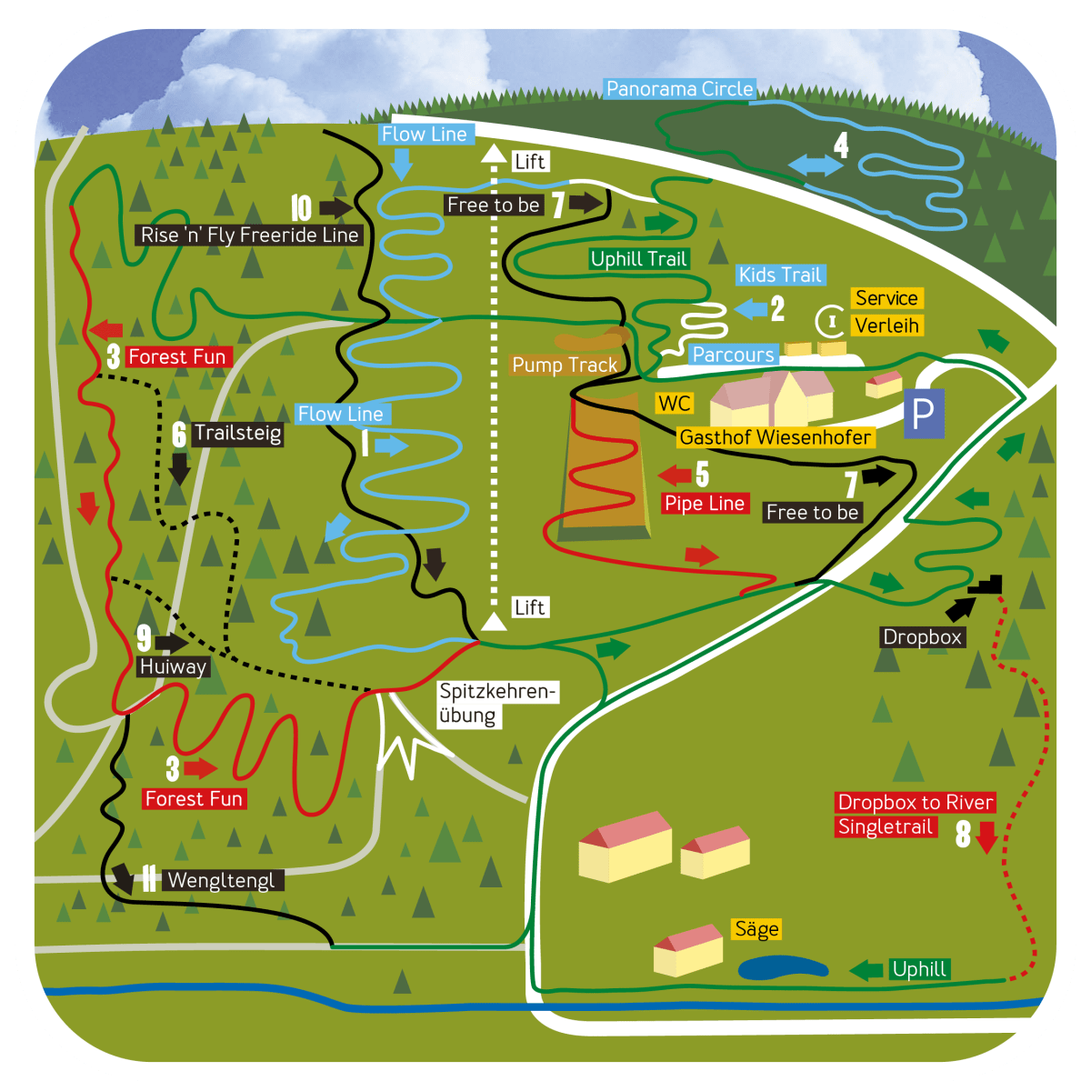 Trailmap Trailland Miesenbach